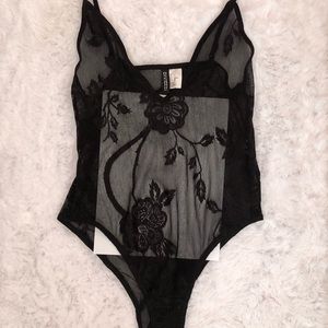 H&M Black Body Suit